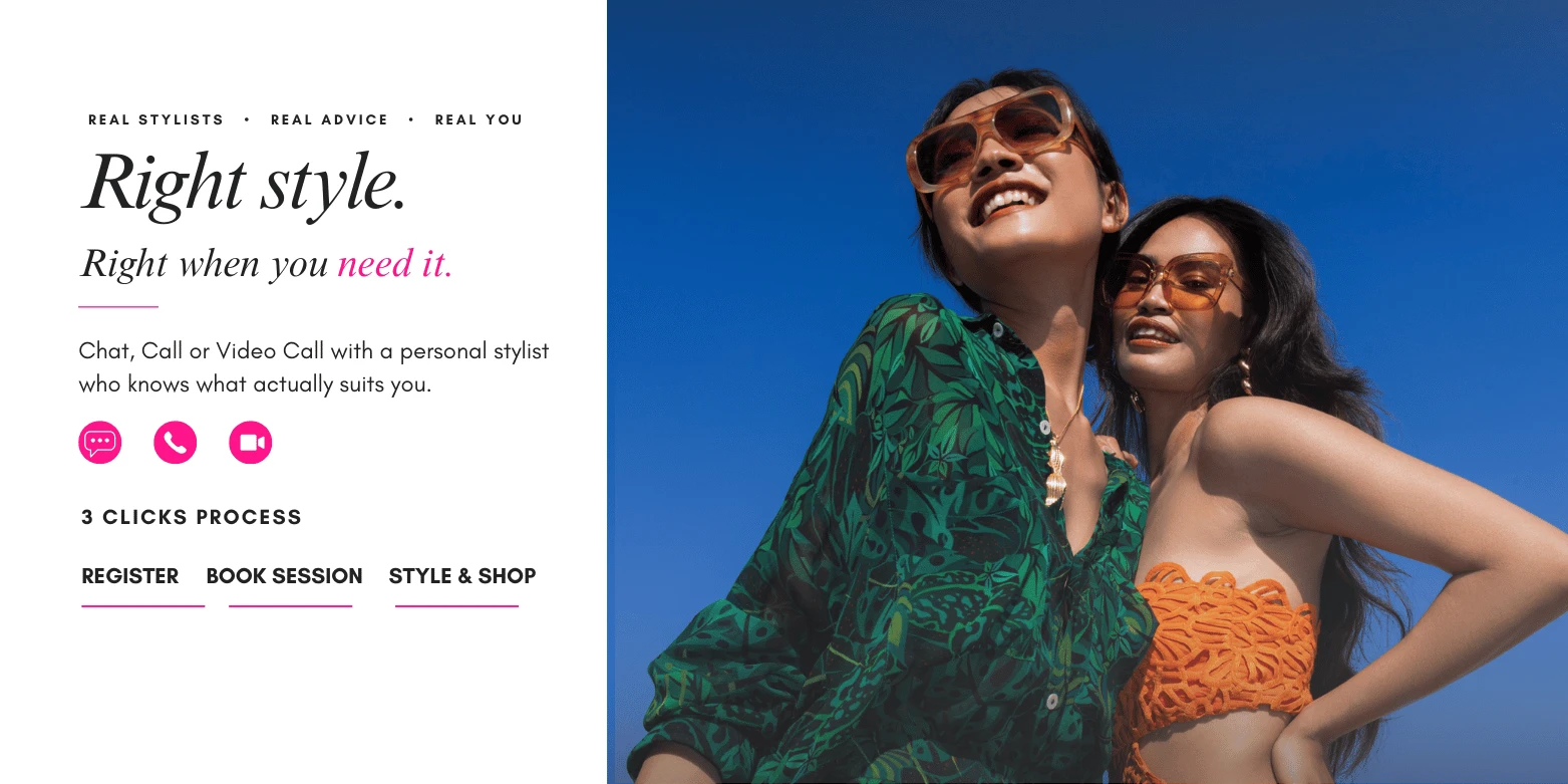Book A Stylist Desktop